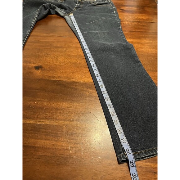 Gap Dark Blue Ladies Curvy Straight Fit Jeans Size 8 GUC - Picture 5 of 7
